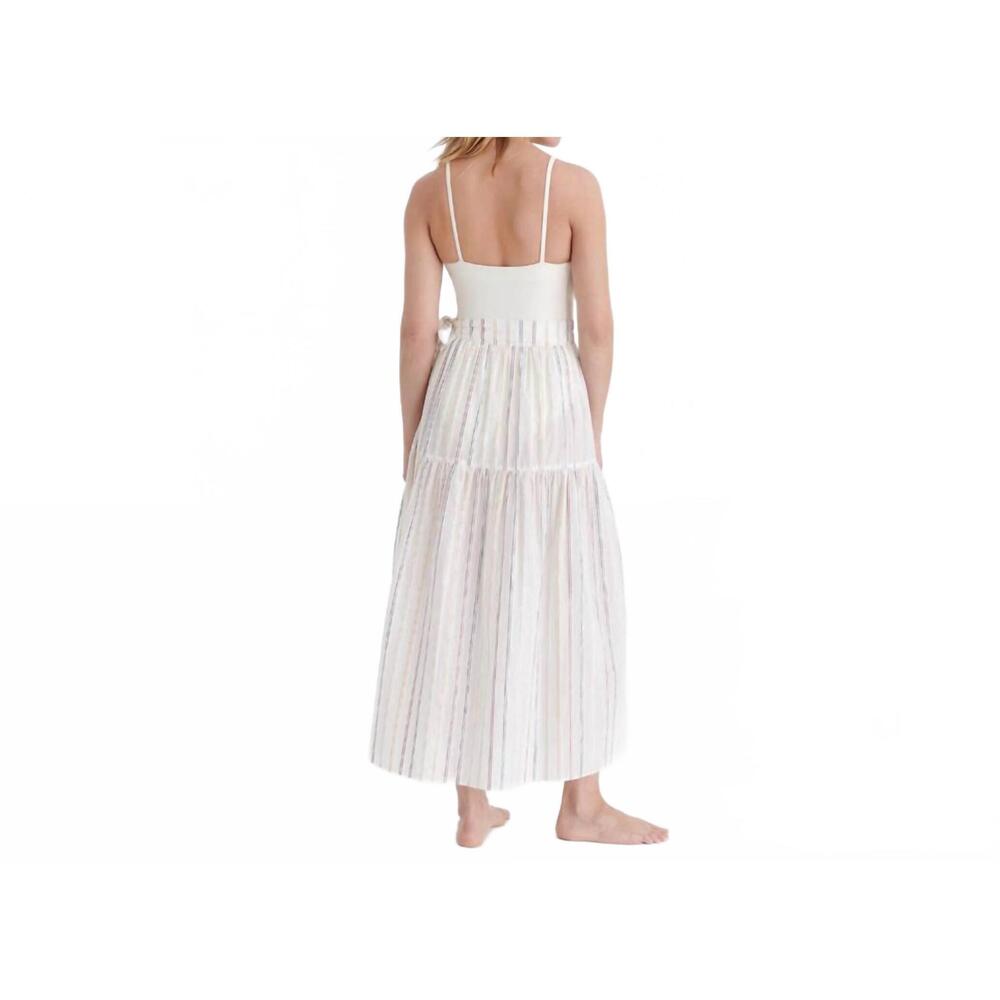 NEW ERES brillante pareo skirt in rayure lurex - Picture 3 of 3